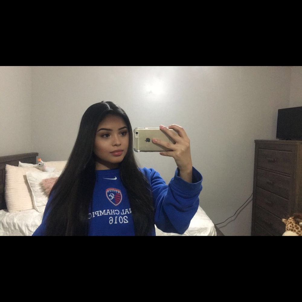 cute high school crew neck